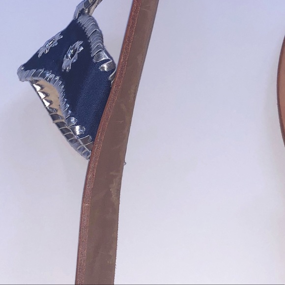 JACK ROGERS BOATING JACK SANDAL NAVY & SILVER  11 - Picture 8 of 10